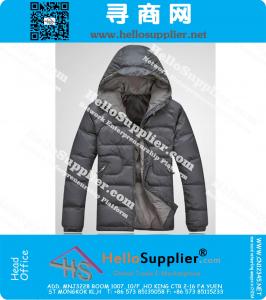 Winter Mens 90% white Duck Down Jacket Outdoors Coat Warm Clothing Padded Hooded Waterproof Parkas European -30 Degree